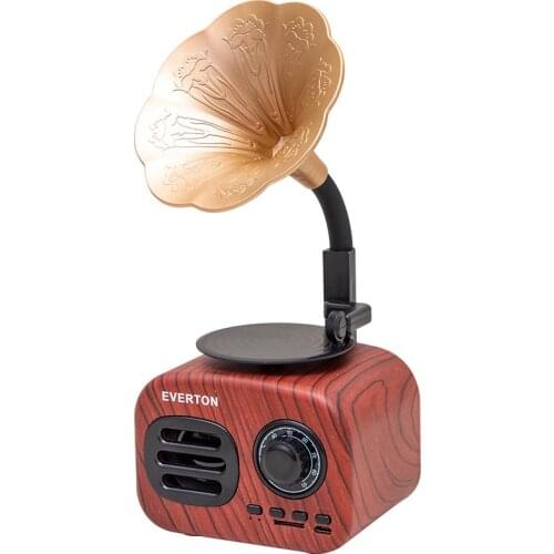EVERTON RT-705BT (RT-707) USB/SD/FM/BLUETOOTH SUPPORTED NOSTALGIC GRAMOPHONE MODEL RADIO