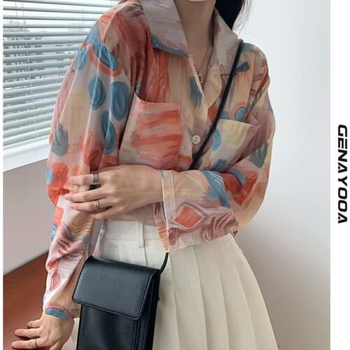 Genayooa Printed Blouses
