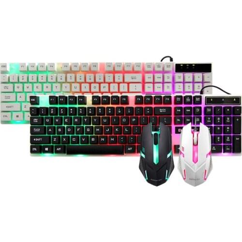 Keyboard Waterproof Mouse Mice USB Wired Gaming Accessories for microsoft PC Laptop Tablet Win XP/7/8 Mac10.2