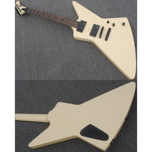 Creamy yellow james hetfield electric guitar ROSEWOOD fretboard ivory explo custom guitar free shipping guitare