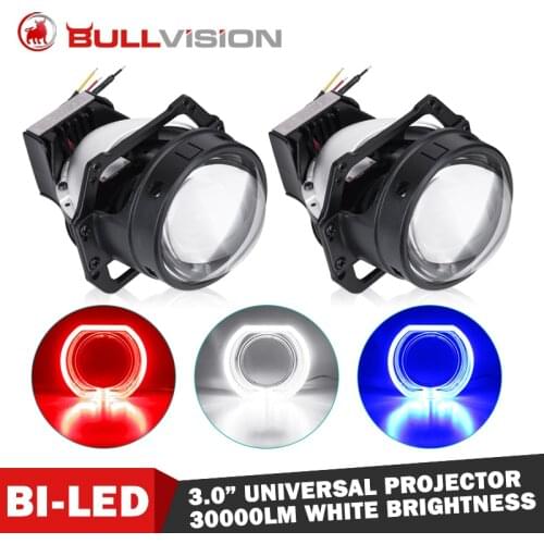 Bi-led Lens 3.0 Hella 3R G5 LED Projector Headlight Lenses Dual Reflector Diode Chips Car Lights Accessories Retrofit 70W Kits