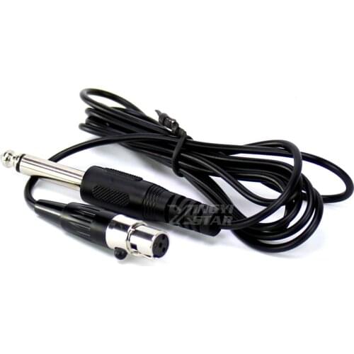 Mini XLR 4 Pin TA4F to 6.5mm 1/4" Jack Audio Cable Guitar Instruments Cord For SHURE Wireless BLX1 SLX1 UR1H KCX4 PG4 PGX1 GLXD1