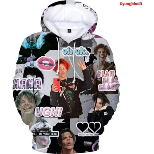 Yungblud 3D Hoodie Mens Hoodies Fashion Sweatshirts Pullover Hooded Womens Clothes Autumn Casual Streetwear Yungblud Unisex