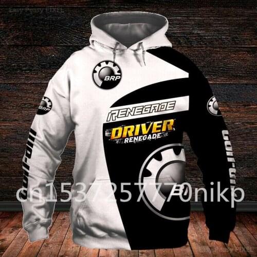 2021 New Can-Am Hoodie Harajuku Oversized Hoodie High Quality Mens Clothing Hooded Sweatshirt 3D Anime Streetwear Sweatshirt