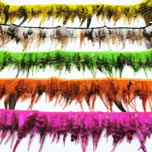 5-10yards pheasant plumas trims diy feathers for needlework 8-13cm plume for crafts Stage decoration carnival Wedding clothing