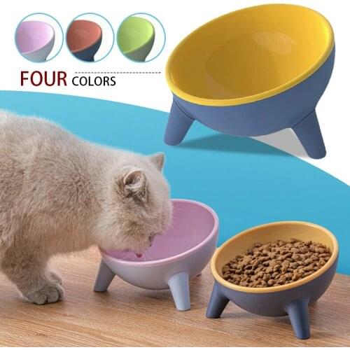 Raised Tilted Elevated Bowls For Pet Cat Puppy Bowls Food Water Dish Backflow Prevention Dogs Feeding Container Supplies