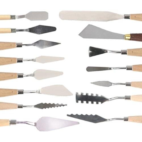 Scraper Knife Texture Painter Palette Oil Mix Scrape Artist Art Draw Spatula Drawer watercolor Student Pigment Paint Tool