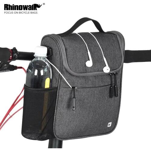 Rhinowalk Bike Handlebar Bag Top Front Tube Bag Multifunction Large Capacity Cycling Shoulder Bag Bike Accessories