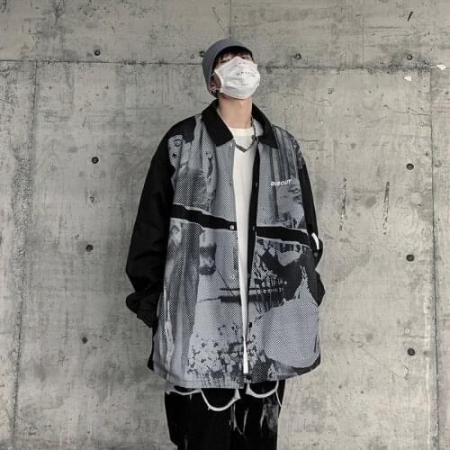 Street Vibe Coat Mens High Street Hiphop Top Design Harajuku Autumn