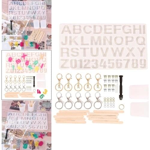 Uppercase Letter Silicone Mold Capital Letter Soft Mold for UV Resin Alphabet A To Z Mold Epoxy Resin Art Supplies Resin Mold