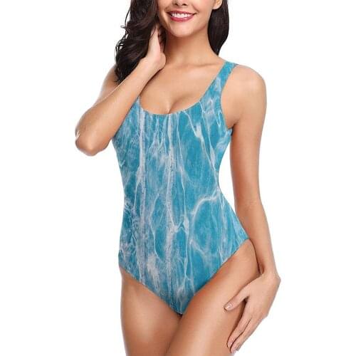 Womens One-Piece Swimsuit 2021 Sexy Padded Sporty Swimsuits Teen Girls Water Pool Ocean Sea