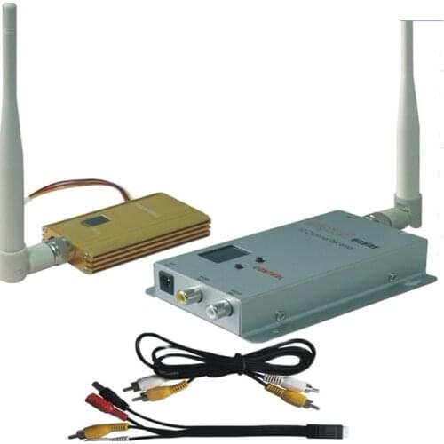 1.5W 8ch 1.0G 1.1G 1.3G 1.2G Wireless AV transceiver for cctv Video Audio DRONE Transmitter Receiver,wireless FPV transmitter