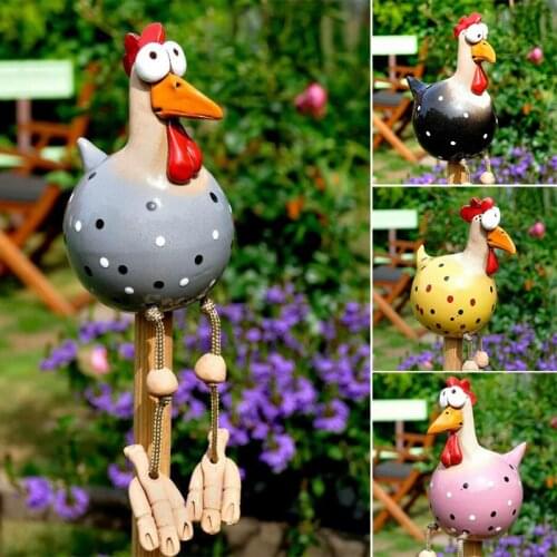15*9*9cm Chickens Farm Farm Art Resin Crafts Ornaments For Home Backyards Decoration Jardineria Decoracion Décoration De Jardin
