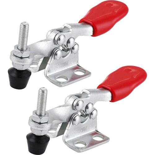 2pcs Toggle Clamp Holding Latch 27kg Capacity Push Pull Action Quick Release Hand Tool Toggle Clamping