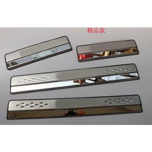 2014 For Toyota rav4 stainless steel door sill strip 2013 For Toyota RAV4 welcome pedal auto accessories 4pcs 2013-2014