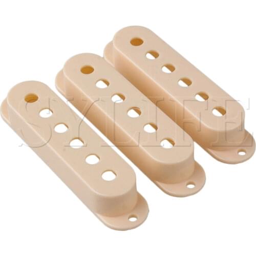 3 x PICKUP COVERS FOR ELECTRIC GUITAR Cream