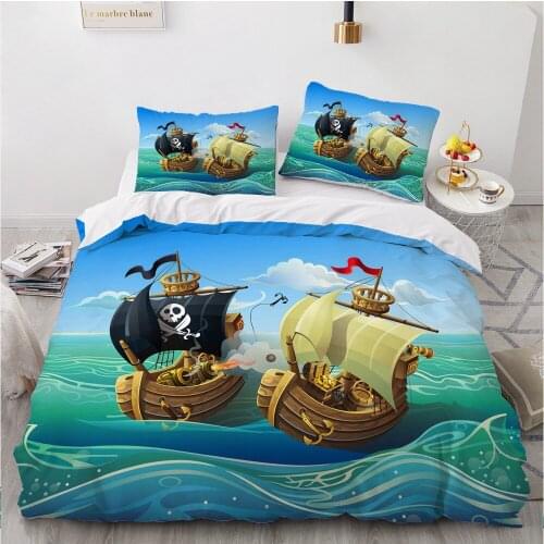 3D Luxury Bedding Set Duvet Cover Set Comforter King King Queen Double Single Size Green Cartoon Design Custom Bedclothes