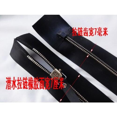 5# Special zipper for diving suit Insulation clothing waterproof zipper for hovercraft water walking ball 1pc/lot free shipping
