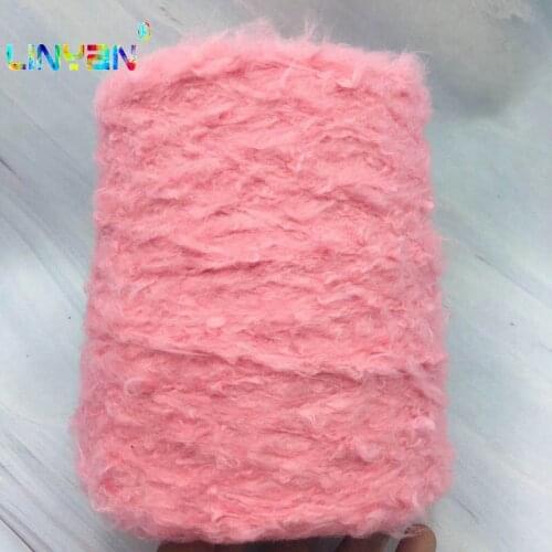 500g thick strip cotton mohair yarn super soft sweater coat scarf christmas gift hand knitting thread carpet yarn t4