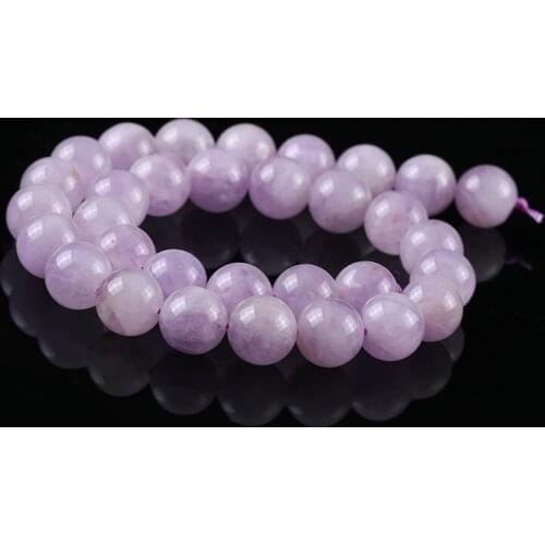 High quality Purple Micas natural Stone 6mm 8mm Bead Pick Size Loose Bead For Handmade DIY charm bracelets noble Jewelry making