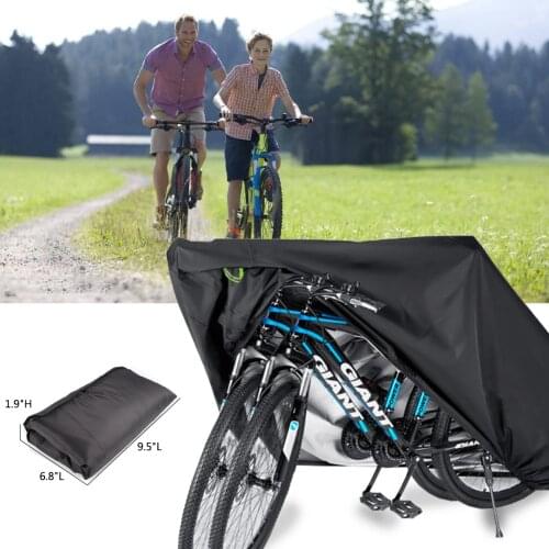 Portable Bike Cover Tent Protective Sleeve Cycling UV Protector Waterproof Rain Dustproof Tarpaulin Bicycle Case Outdoor 19-0012