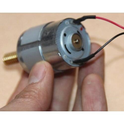 DC 12V-24V 17000RPM High Speed OT-RK-365PH DC Motor Long Copper Worm Shaft DIY