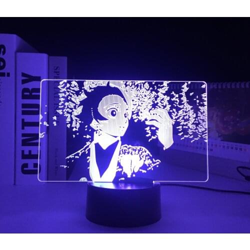 Demon Slayer Anime Figure Kamado 3d Tanjirou LED Night Light for Bedroom Decor Light Brithday Gift Manga 3D Room Desk Lamp
