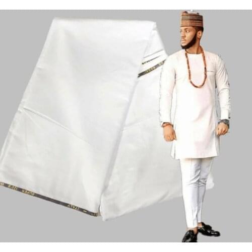 5yard Atiku fabric for men cashmere wool fabric suit robe dentelle swiss voile lace in switzerland nigerian lace sewing material