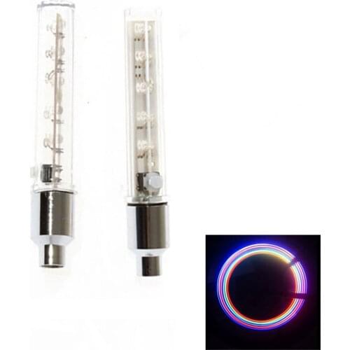 Hot Sale Bicycle Wheel Light Bicycle LED Wheel Light 5 LED Wheel Tire Lamp Bike Tire Wheel Valve Cap Light Cycling Accessories