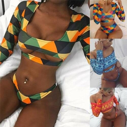 Hot Swimwear Women Bikini Women Bikini Set Push Up Crop Top Pant Beach Swimwear Swimsuit Bathing Two Piece Beachwear Swim Suit