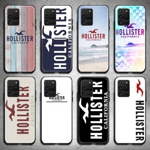 Fashion Clothing Brand HOLLISTER Phone Case for Samsung Galaxy S20 FE plus Ultra S6 S7 edge S8 S9 plus S10 5G lite 2020