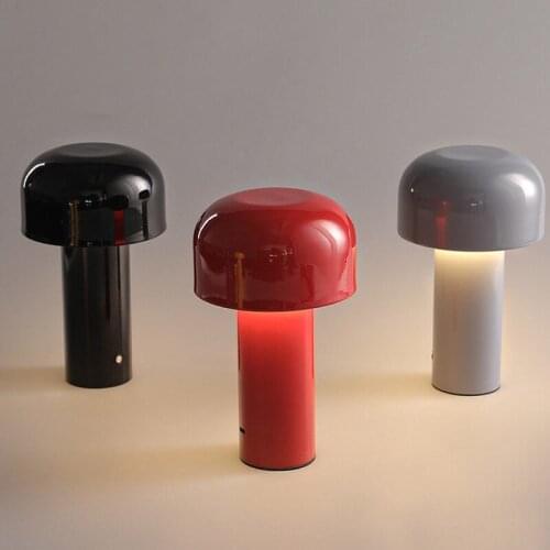Mushroom Table Lamp Charging Plug-in Table Lamp Colour Mobile Portable Bedroom Night Lamp Desktop Decoration Bedside Night Light