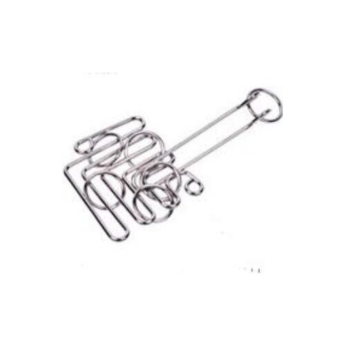 New IQ Metal Brain Teaser Wire Puzzle Game Magic for Adults Children