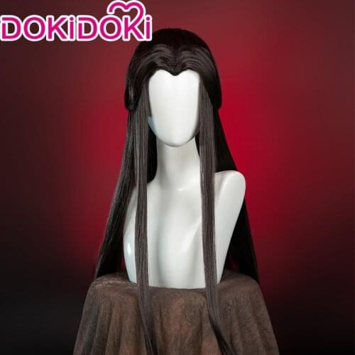 DokiDoki Manga Verison Heaven Officials Blessing Cosplay Xie Lian Bride Wedding Wig Tian Guan Ci Fu Costume XieLian Cosplay Wig