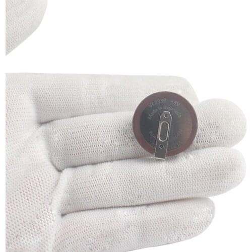 VL2330 Rechargeable Lithium Battery Coin Cell for Car Key Button For PANASONIC U90C