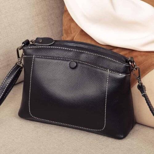 Genuine Leather Crossbody Bags For Women Luxury Flap Shoulder Messenger Bag Ladies Fashion Purses and Handbags bolsa feminina