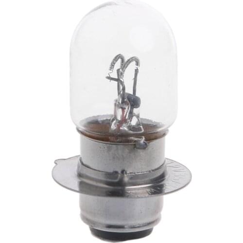 T19 P15D-25-1 DC 12V 35W White Headlight Double Filament Bulb For Motorcycle