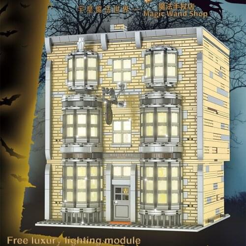 Magic walking stick shop Ornaments Technoical plastic Building Blocks Educational Childs Gifts High-Tech Model Toys 3196 PCS