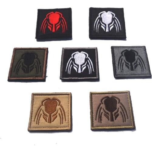 1.96 inch Embroidery Patch SUCKLESS DATHKEEPER Patches Military Tactical Armband Applique Hook & Loop Jacket Caps Hat Clothes