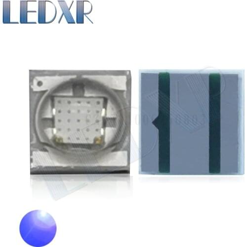 10pcs 3W high power LED lamp beads 3535 purple light 395-405nm 3535 xpe ceramic lamp beads disinfection curing fishing lamp