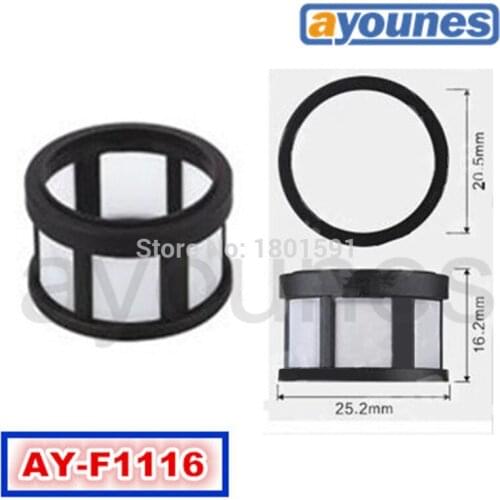 500pieces good quality fuel injector filter for D21 Nissan Frontier Pathfinder Xterra HITACHI 1996-2004 AY-F1116