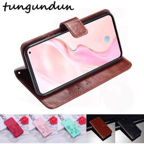 Phone Case For Vivo X30 V1938CT Protective Cover Luxury PU Flip Leather TPU Silicone Case On Vivo X30 Pro V1938T Protector Shell