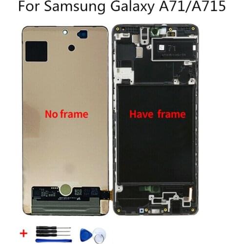 For Samsung Galaxy A71 LCD Touch Digitizer Sensor Assembly For Samsung A71 Display A715 A715F A715FD LCD