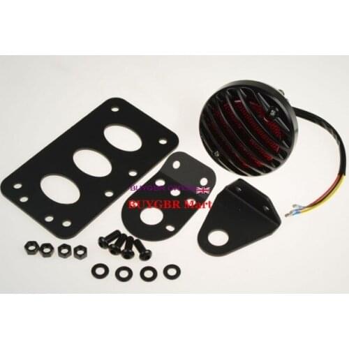 For Fits most custom applications, Harleys, Metric bikes and choppers Clear/Smoke Motorcycle Tail light BUYGBR