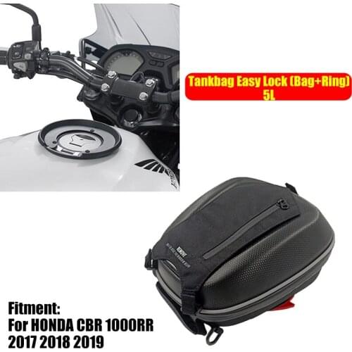 For Honda CBR1000RR 2017 2018 2019 Tankbag Easy Lock Fuel Tank Bag 5L Waterproof CBR 2017 2018 2019 1000RR CBR 1000 RR