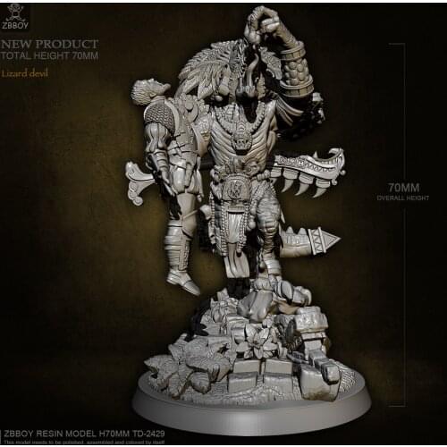 70mm Resin model kits figure self-assembled TD-2429