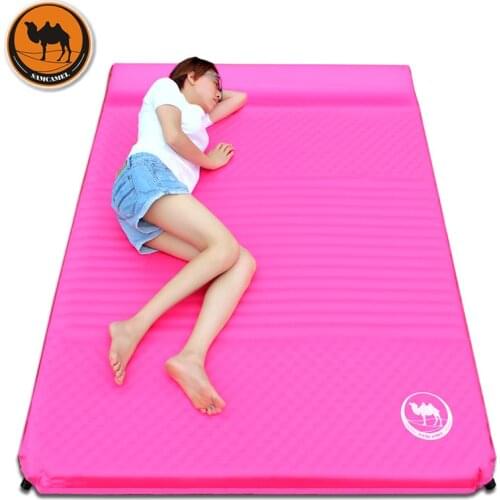 Samcamel Outdoor Camping Mat Double Air Mattress Inflatable Mattress Airbed Inflatable Bed Air Bed Tent Folding Bed Folding Bed