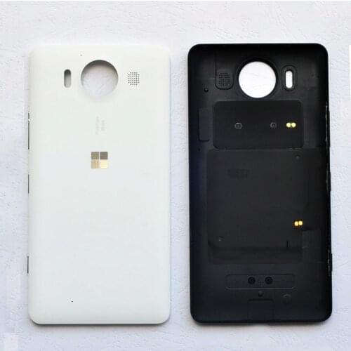 ZUCZUG New Plastic Rear Housing For Nokia Microsoft Lumia 950 задний корпус Battery Cover Back Case With NFC+Side Buttons