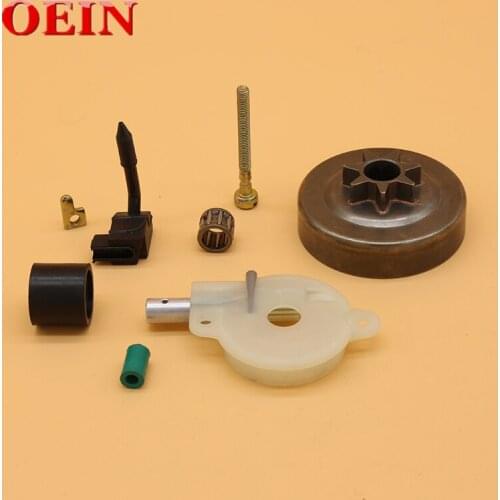 .325" 7T Clutch Drum Oil Pump Bearing Fit For Husqvarna 142 137 141 136 36 41 Chainsaw Replacement Spare Parts