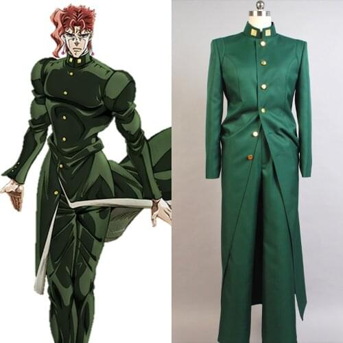 JoJos Bizarre Adventure Stardust Crusaders Noriaki Kakyoin Cosplay Costume Full Set Uniform Cosplay Halloween Carnival Costume
